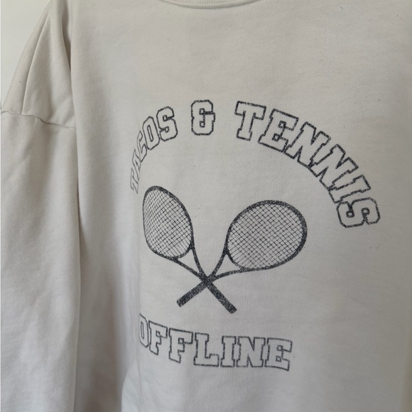 Offline by Aerie Throwback Fleece Crewneck Sweatshirt - Picture 2 of 3